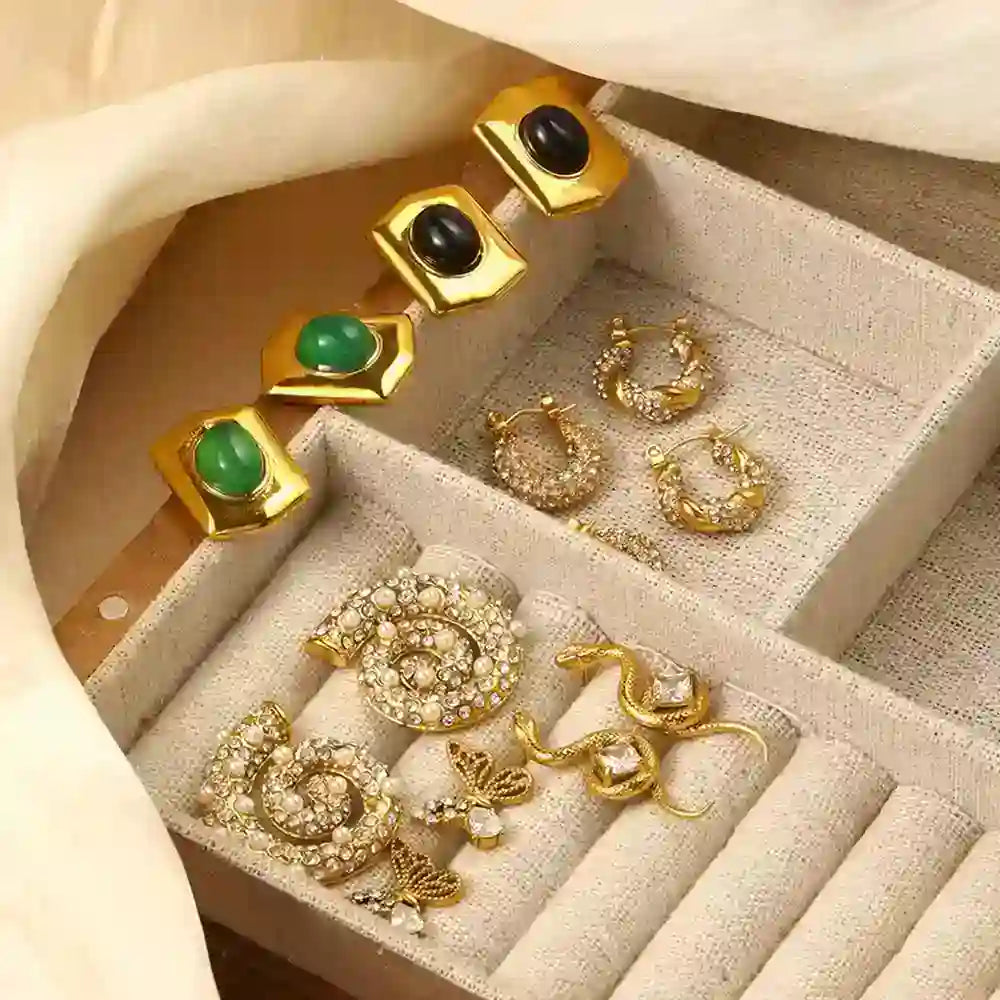 Buy Gold Plated Earrings Online at Mithra and Co Official