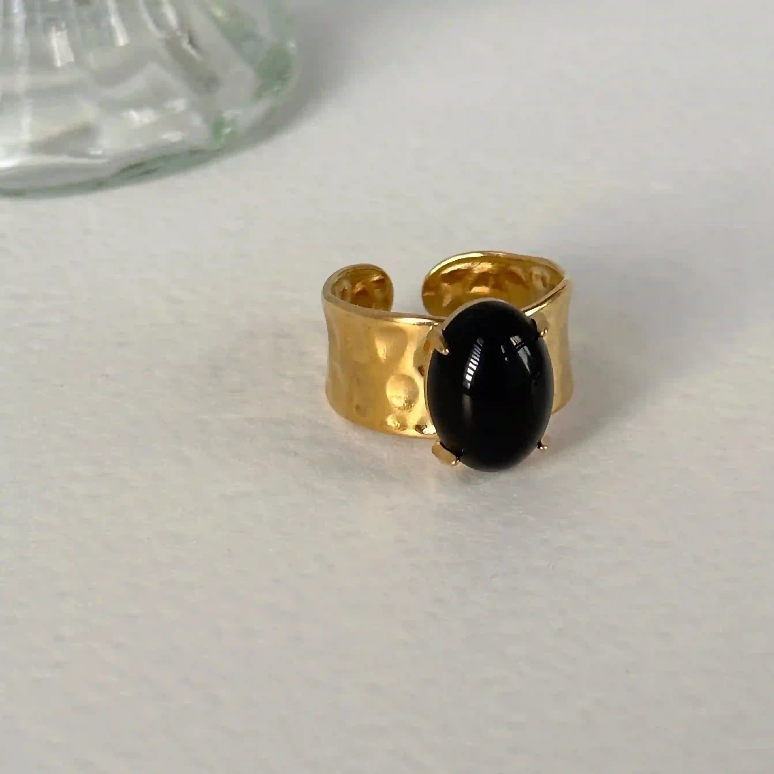 Buy Waterproof 18k Gold plated Circa Ring at Mithra and Co