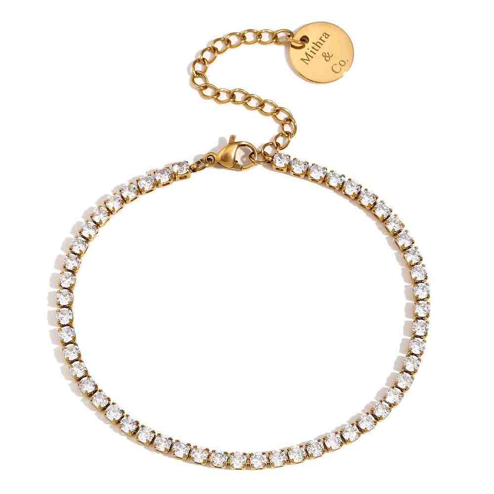 Terezo - Shop 18k Gold Plated Chain Anklet Online at Mithra and Co.