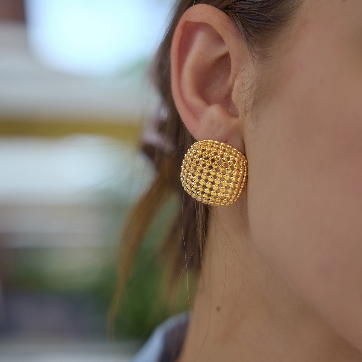 Cassia Dome Studs