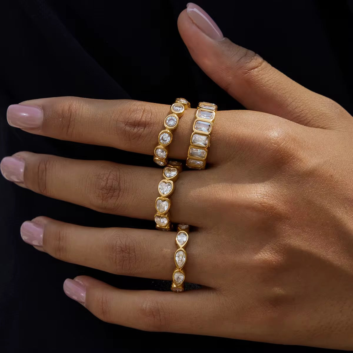 Buy Waterproof 18k Gold plated Cherie Band at Mithra & Co