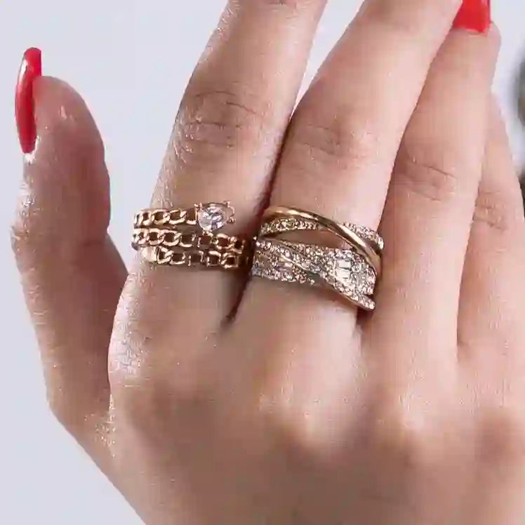 Buy Waterproof 18k Gold plated Briar Ring at Mithra & Co