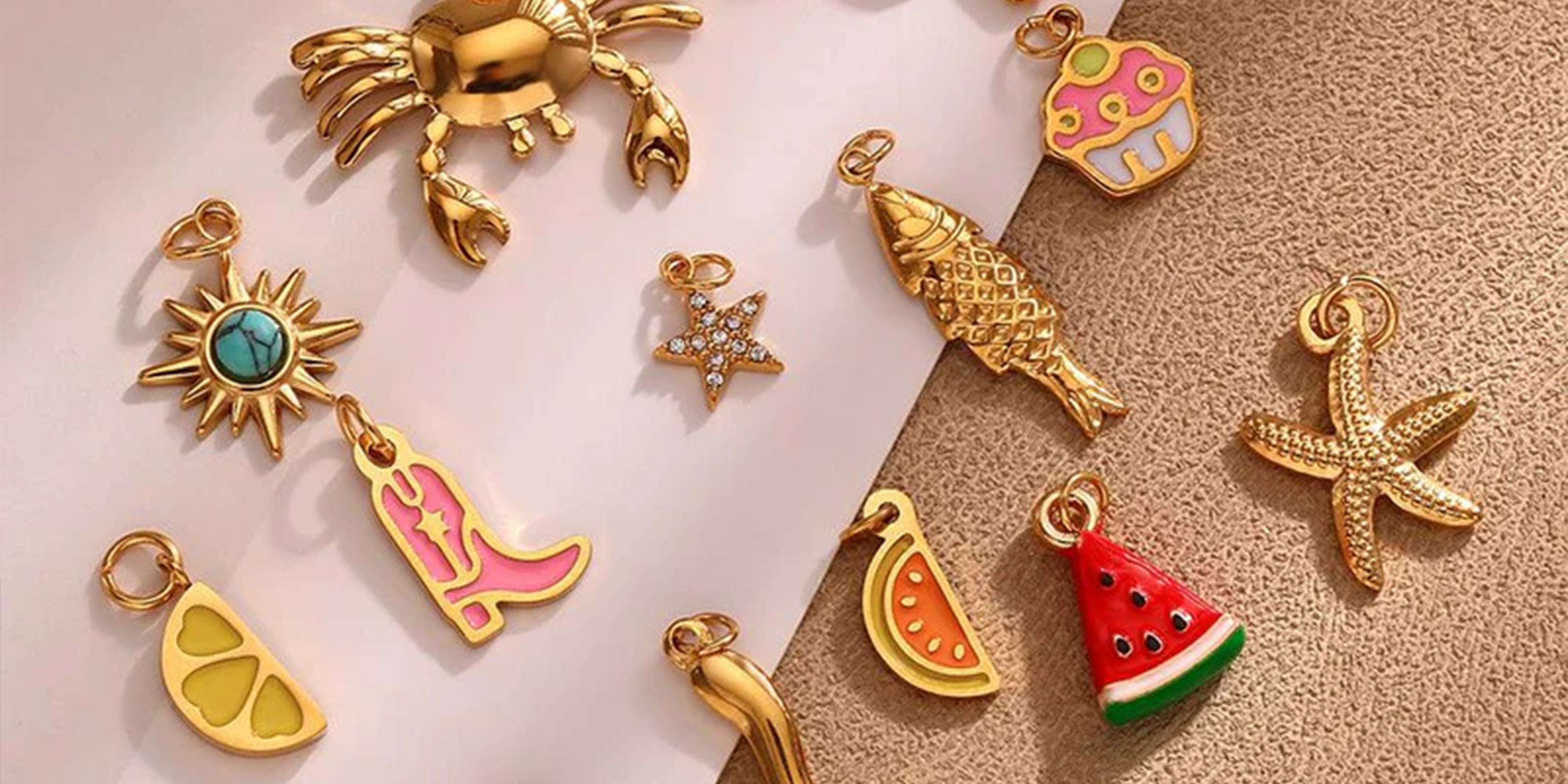 Chains & Charms - Necklaces & Studs Collection Showcase. Buy Online Pakistan.
