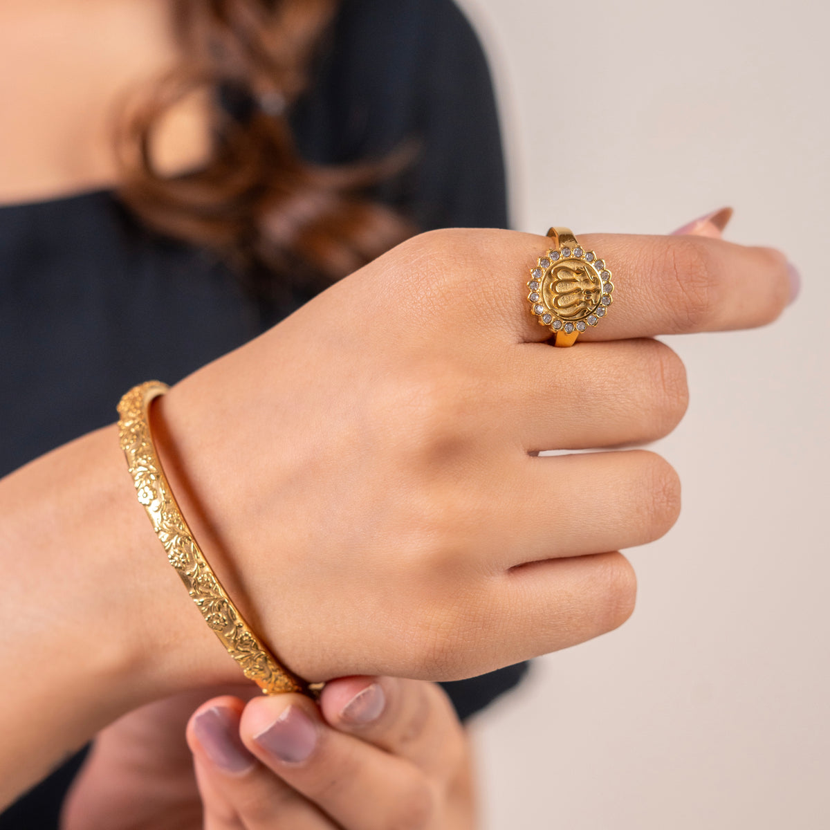 Allah Medallion Ring