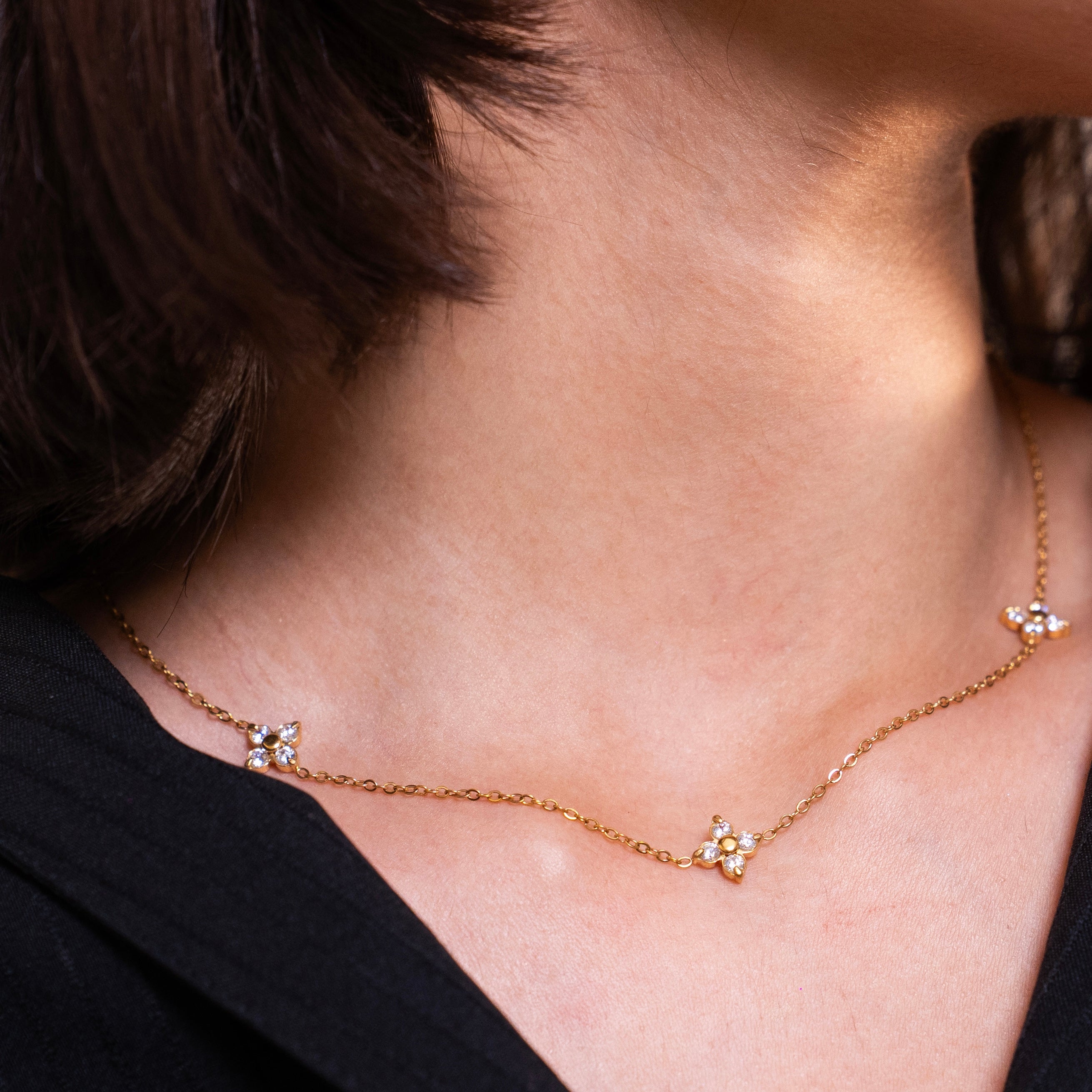 Clover Cascade Necklace