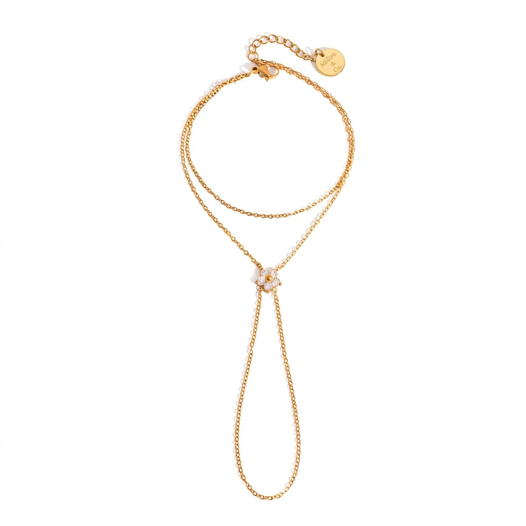 Petal Ring Handchain