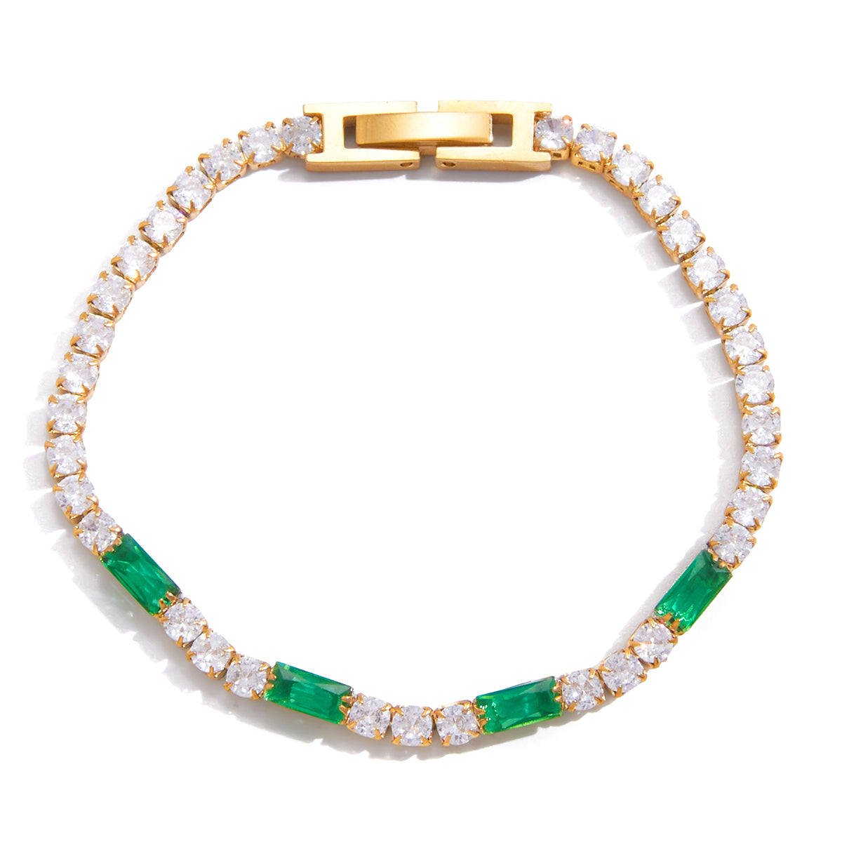 Emerald Strand Tennis Bracelet