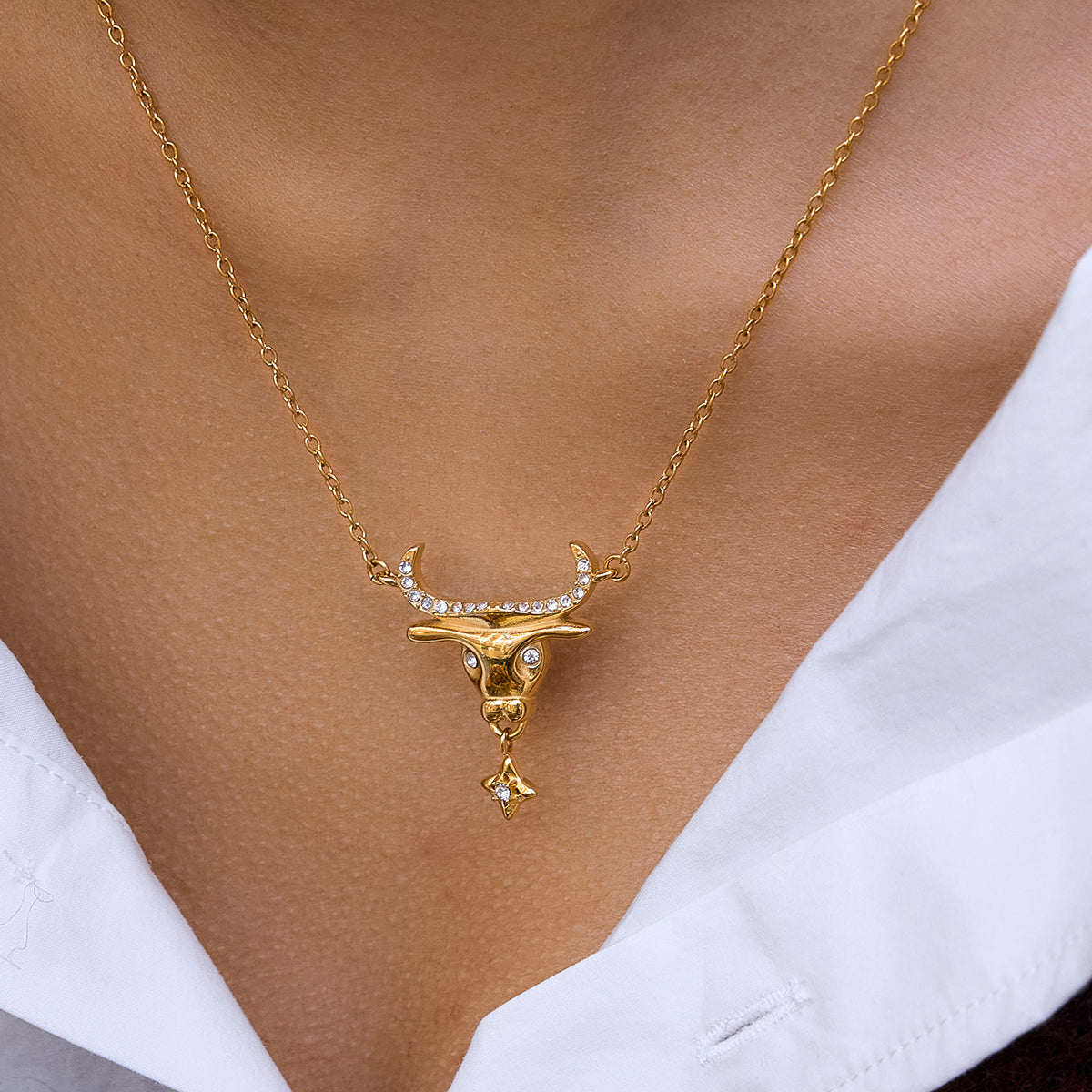 Taurus Star Pendant Necklace