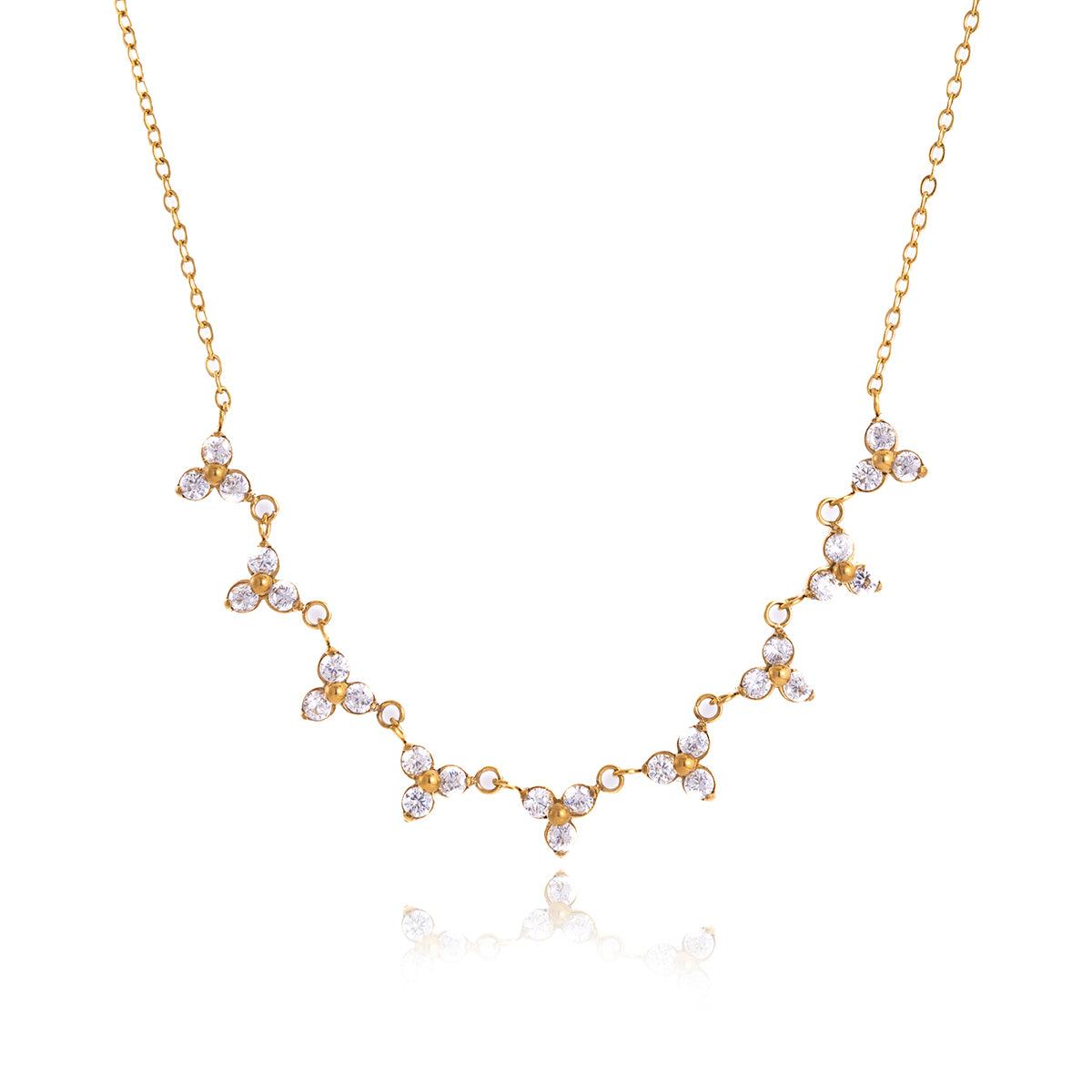Trefoil Garland Necklace