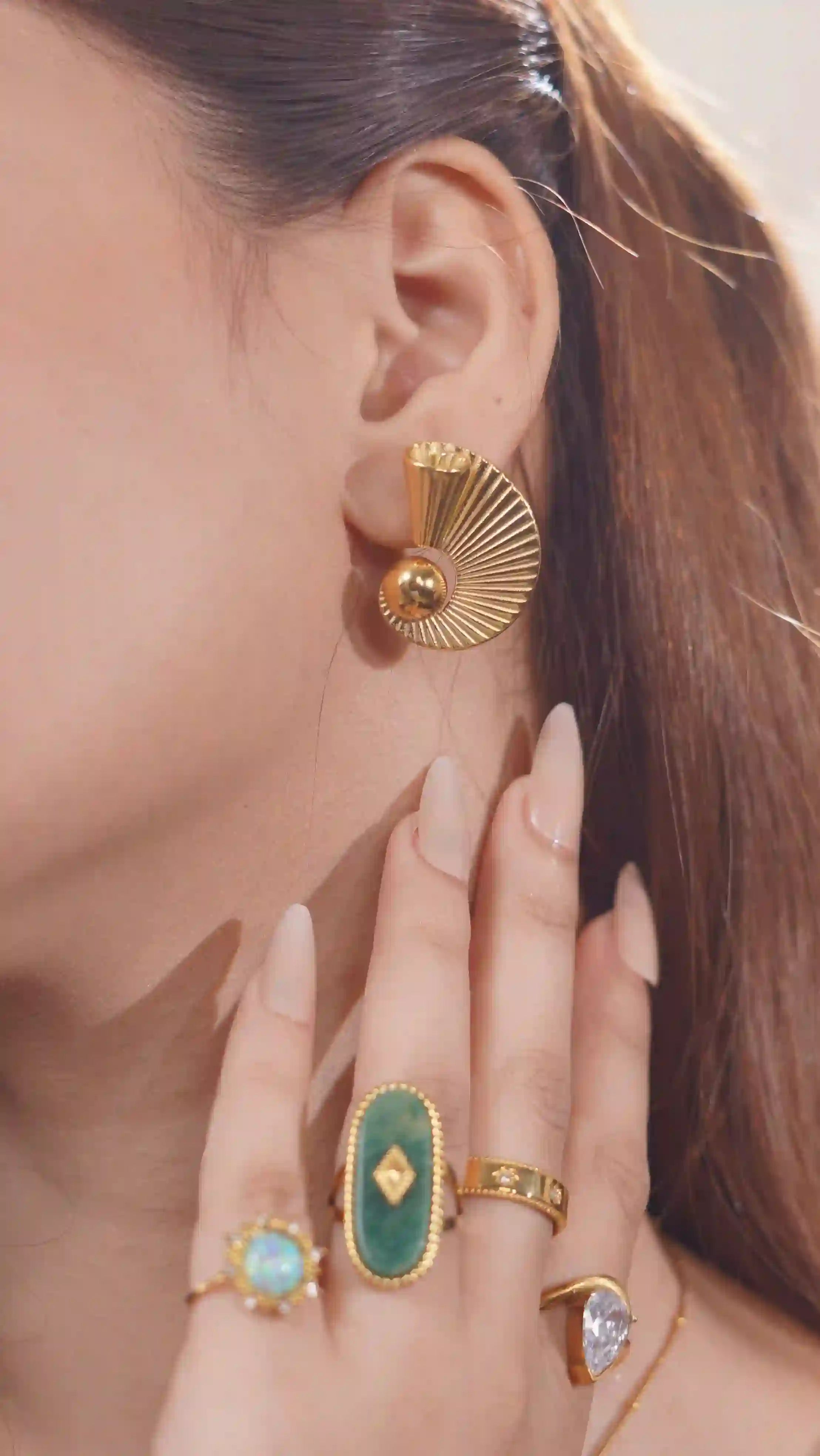 Buy Waterproof 18k Gold plated Cocoon at Mithra and Co