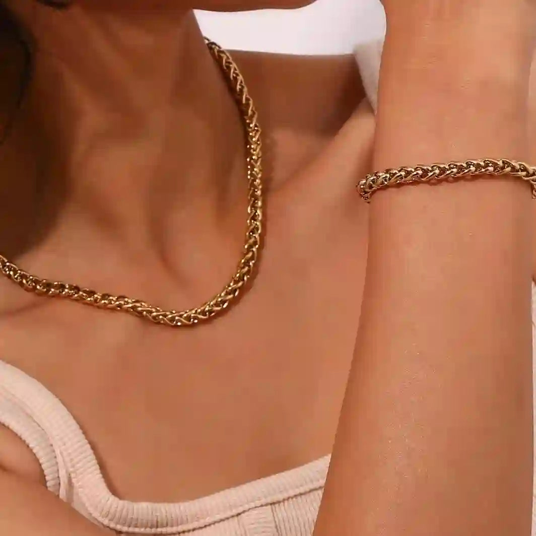 Buy Greek Woven Bracelet online at Mithra and Co..