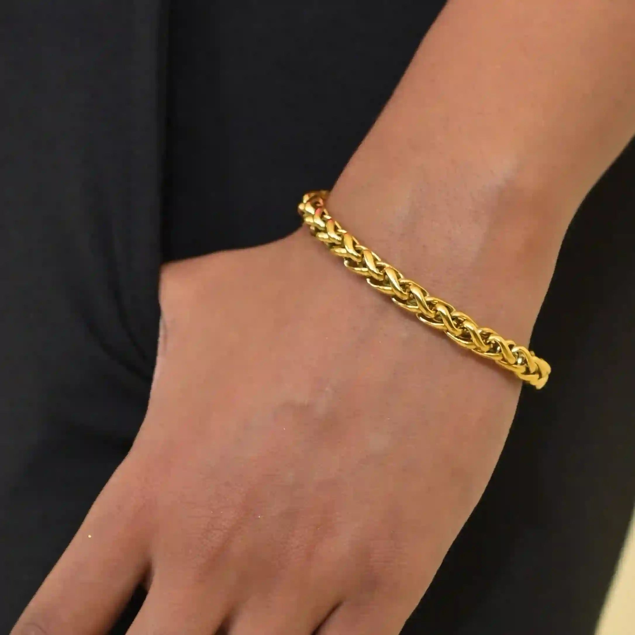 Buy Greek Woven Bracelet online at Mithra and Co..