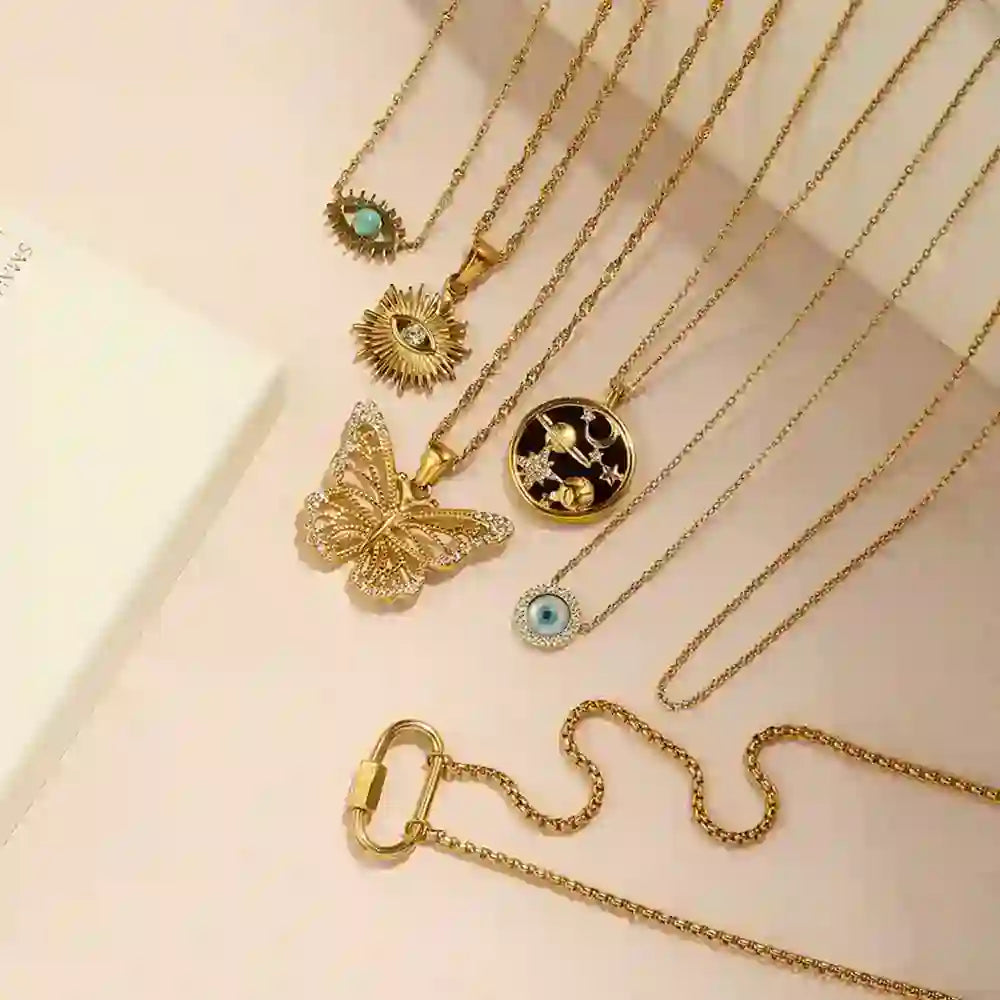18k Gold plated Divine Eye Shop Online - Mithra and Co