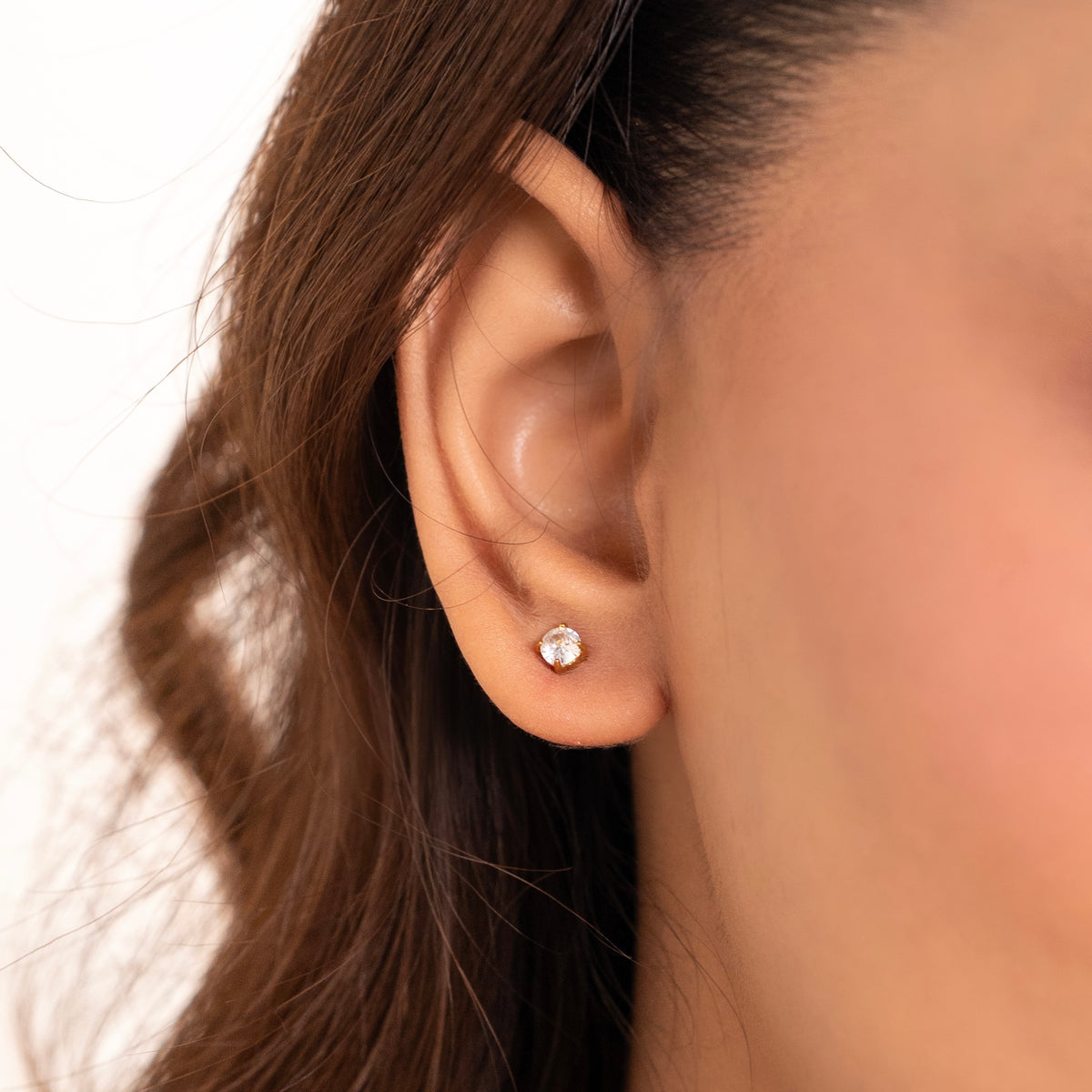 Clover Hoop & Stud Earrings Set