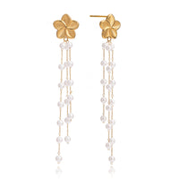 Starfish Pearl Earring