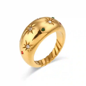 Buy Gold-Plated Rings for Pakistani Women - Mithra & Co.