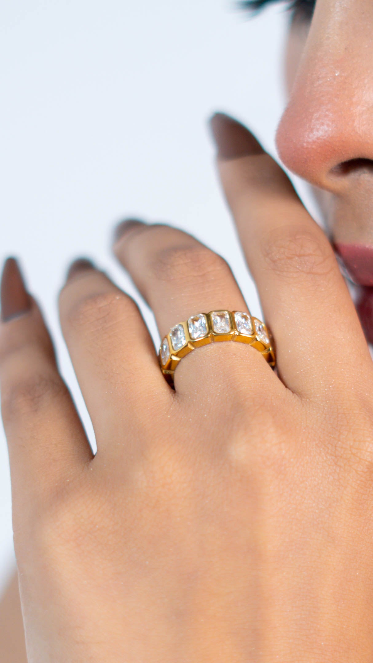 Buy Waterproof 18k Gold plated Cherie Band at Mithra & Co