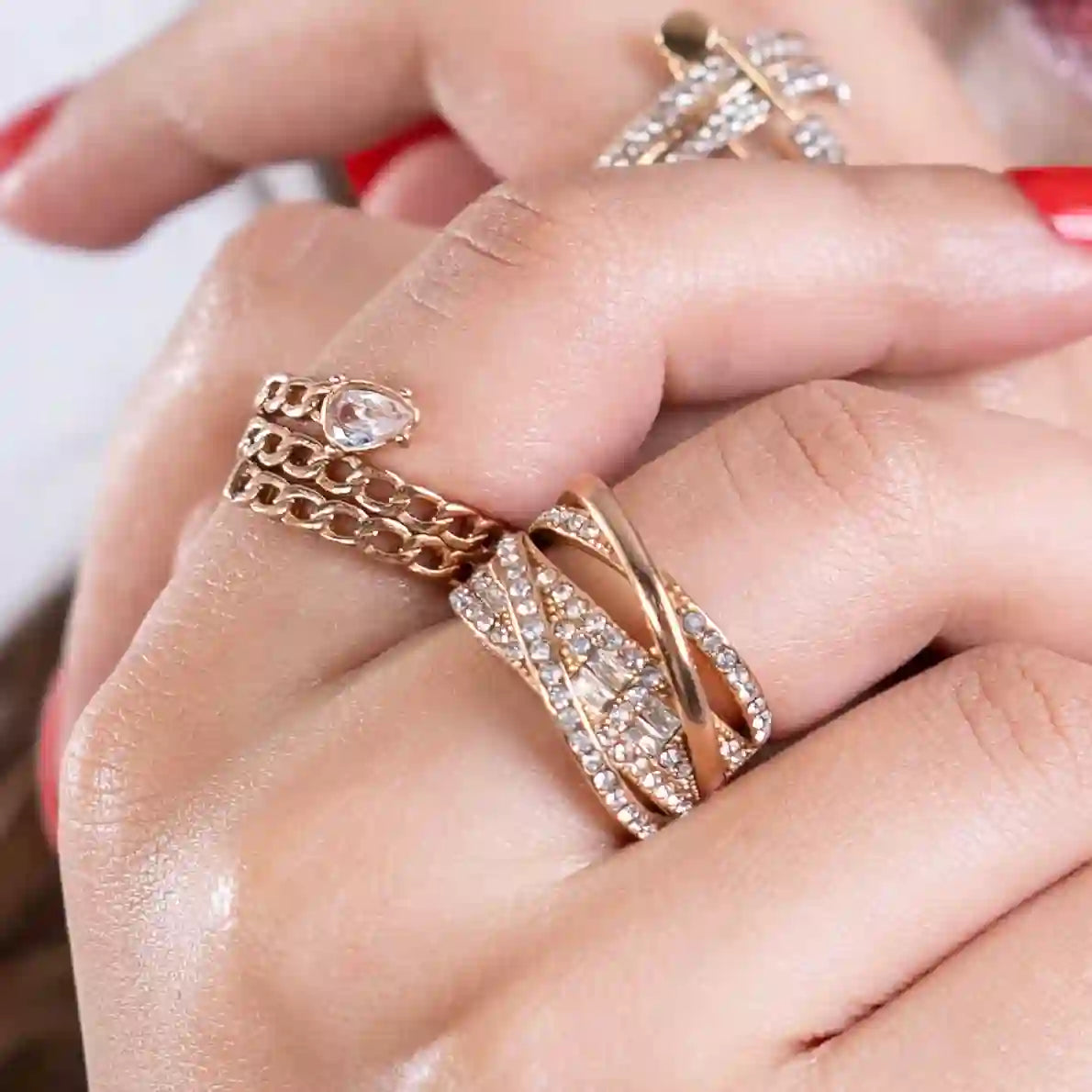Buy Waterproof 18k Gold plated Briar Ring at Mithra & Co