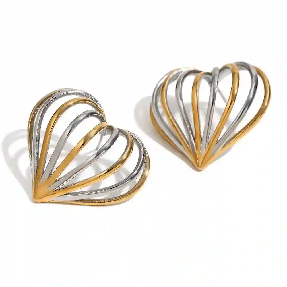 Caged Love - Shop 18k Gold and 925 Silver Plated Earrings Online.