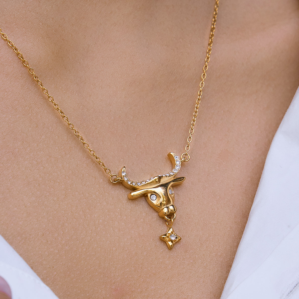 Taurus Star Pendant Necklace