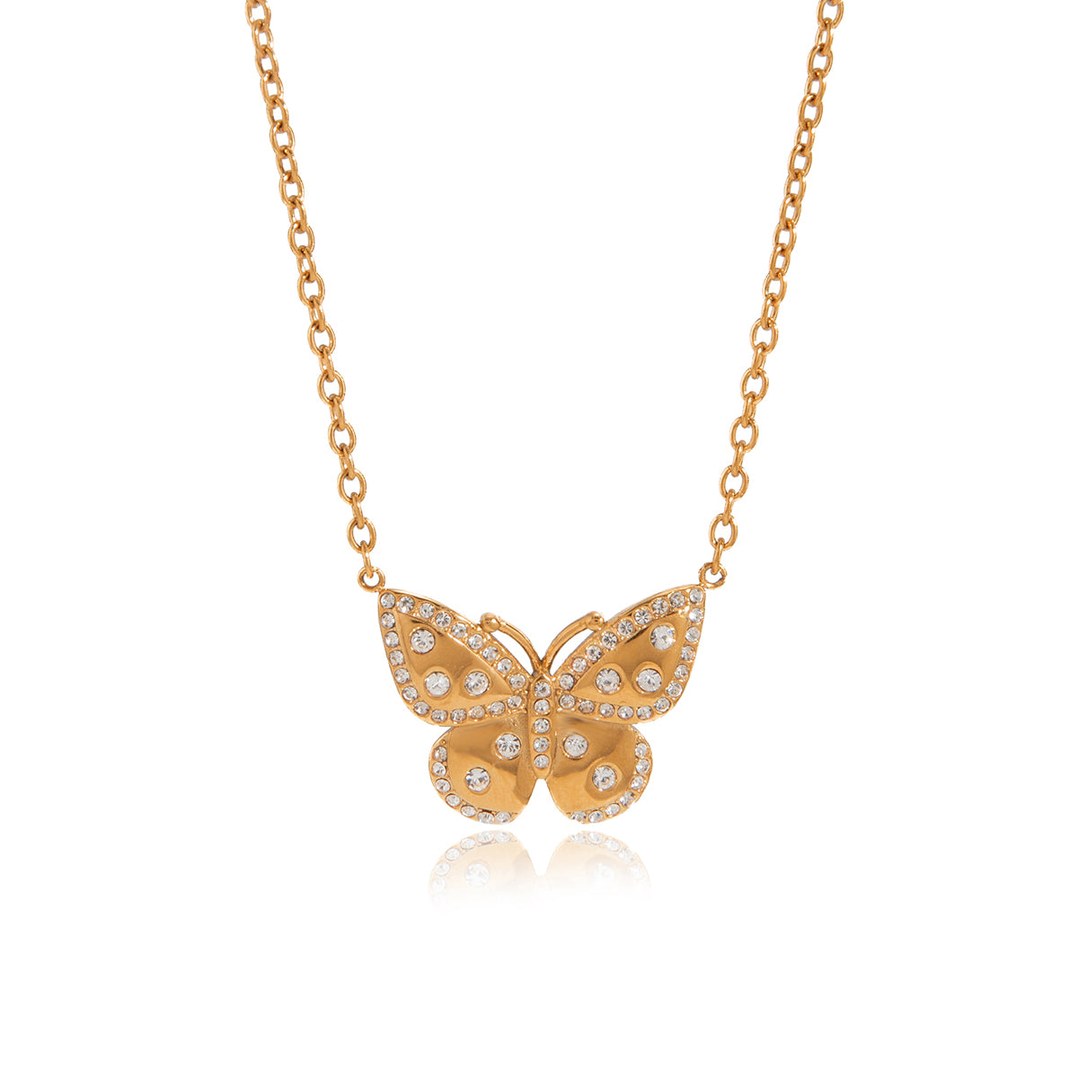 Mariposa Pavé Butterfly Necklace