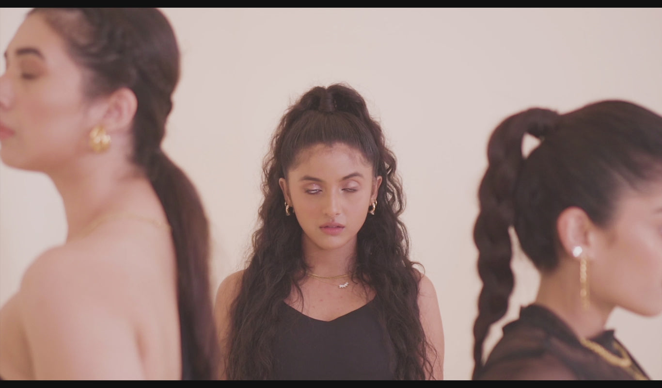 18 Gold Plated Artificial Jewelry. Waterproof and Hypoallergenic. Shop at Mithra and Co.